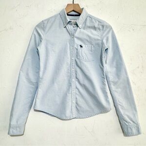 Abercrombie & Fitch Light Blue Oxford Button Down Shirt XS – Classic Cotton